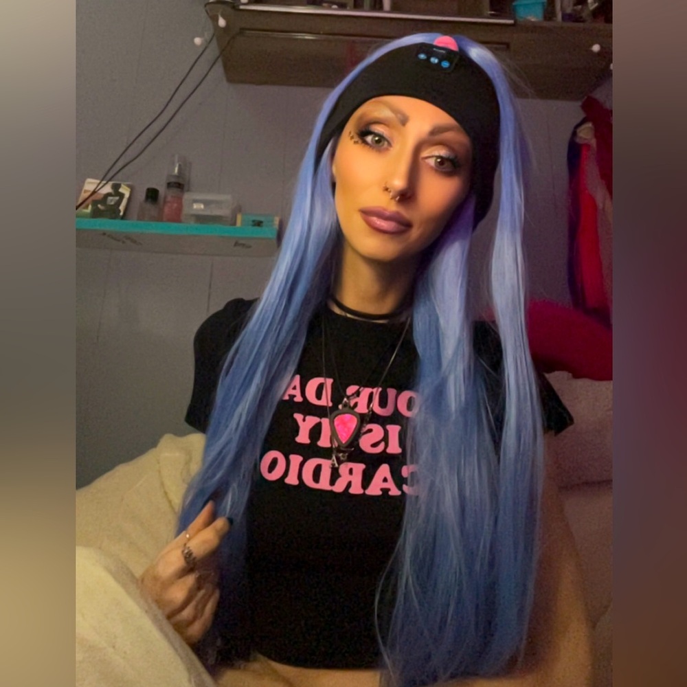 periwinkle color lace front wig